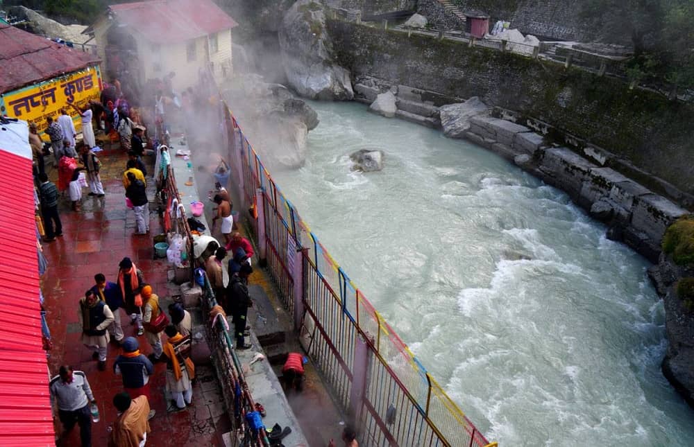 Narada Kund, Surya Kund, and Tapt Kund Badrinath