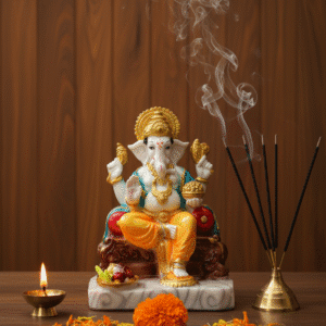 13-Inch Patri Ganesha Idol