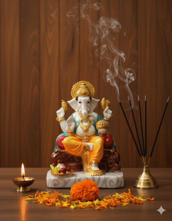 13-Inch Patri Ganesha Idol