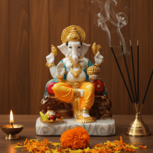 13-Inch Patri Ganesha Idol