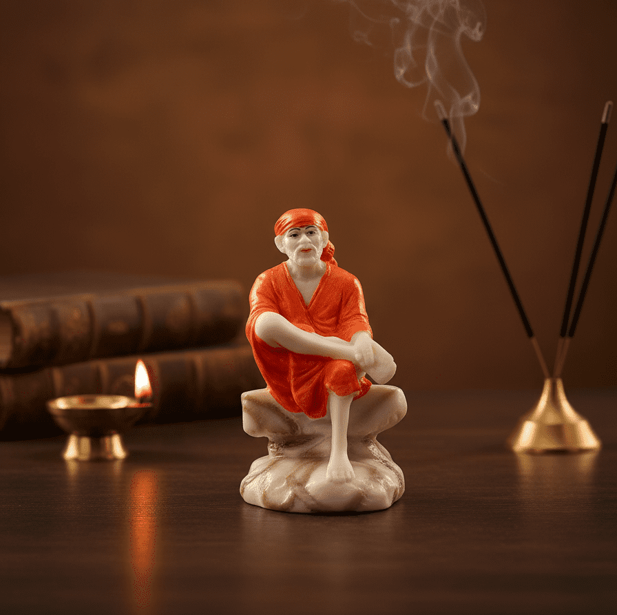 4 Inch Shirdi Sai Baba Murti | Sai Nath Idol