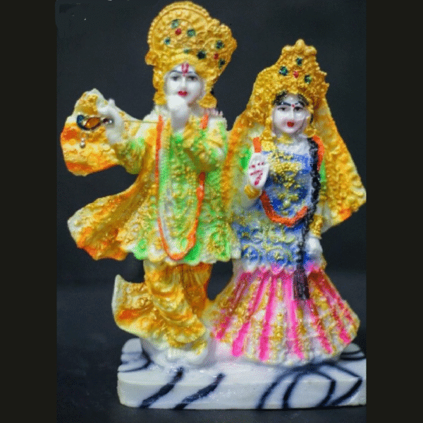 10 Inch ISKCON Style Radha Krishna Idol