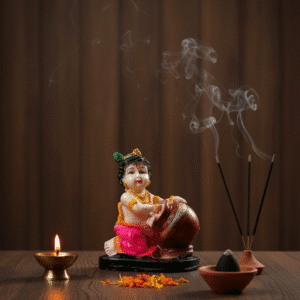 6.5 Inch Makhan Chor Bal Krishna Idol