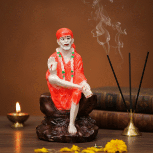 9.5 Inch Shirdi Sai Baba Murti with Blessing Hand