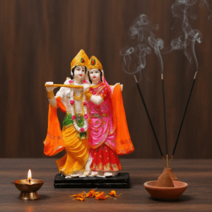 Radha Krishna Idol with Flute