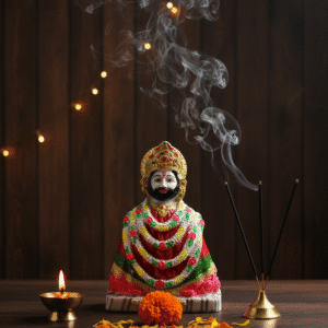 Khatu Shyam, Shyam Baba, Barbarik, Hindu Idol, Pooja Murti, Polyresin Figurine, Khatu Mandir