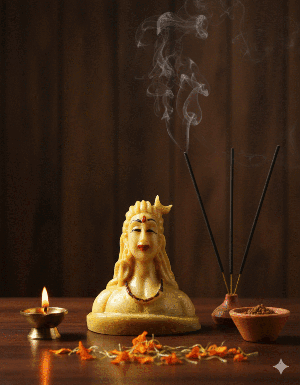 Aadi Yogi Statue, 3 Inch Shiva Murti, NGT-238, Car Dashboard Idol, Mini Mahadev, Yoga Shiva, Spiritual Gift