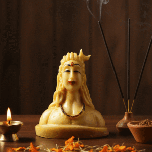 Aadi Yogi Statue, 3 Inch Shiva Murti, NGT-238, Car Dashboard Idol, Mini Mahadev, Yoga Shiva, Spiritual Gift