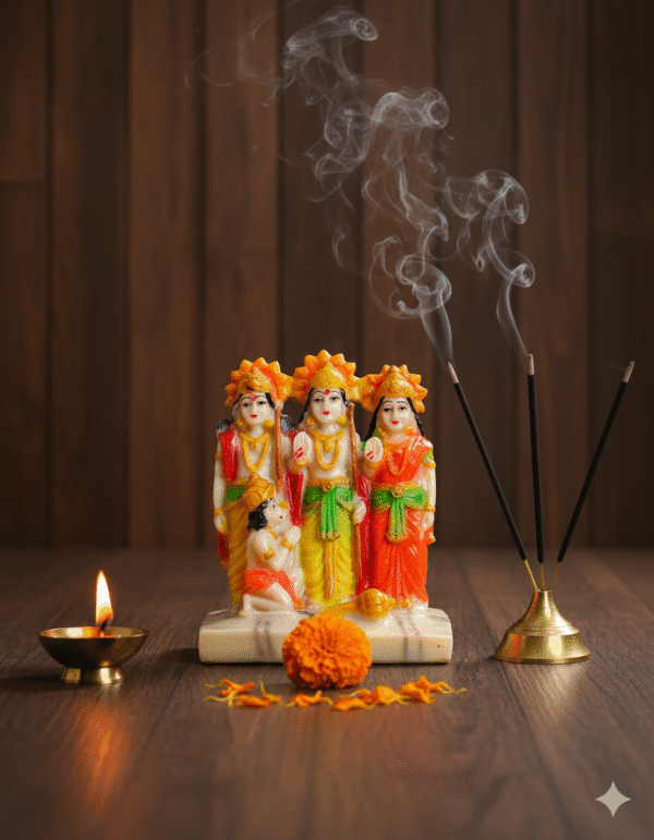 Premium Resin Ram Darbar Statue - NGT-128 for Home Temple