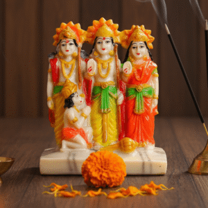 Premium Resin Ram Darbar Statue - NGT-128 for Home Temple