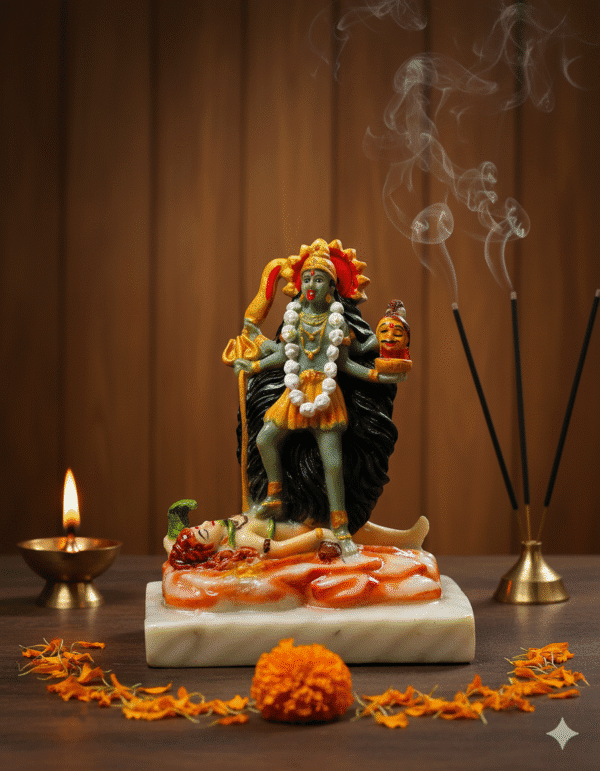 Kali Statue, Maha Kali, Shiva and Kali, Hindu Idol, Pooja Murti, Polyresin Figurine, Spiritual Gift
