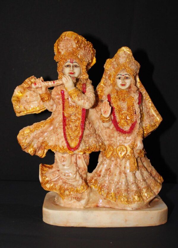 Exquisite ISKCON Style Radha Krishna Idol