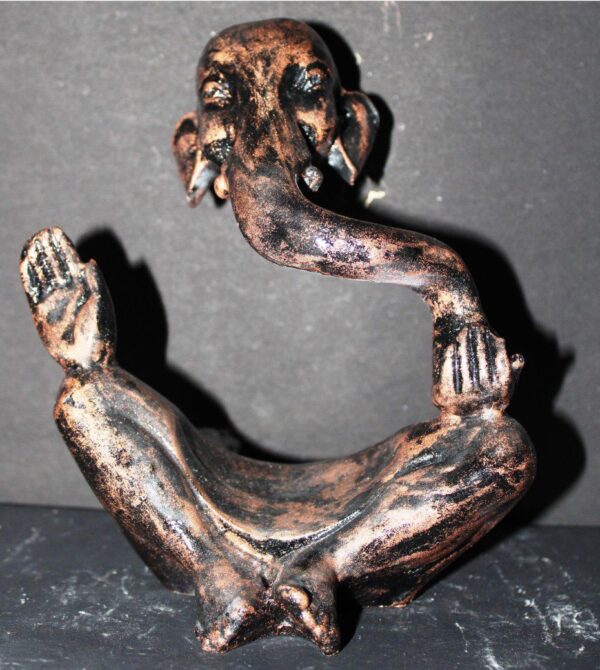 Unique 8 Inch Abstract Hawa Ganesha Idol