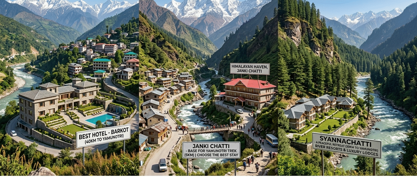 Best Hotels Near Yamunotri — Barkot, Janki Chatti & Syanachatti