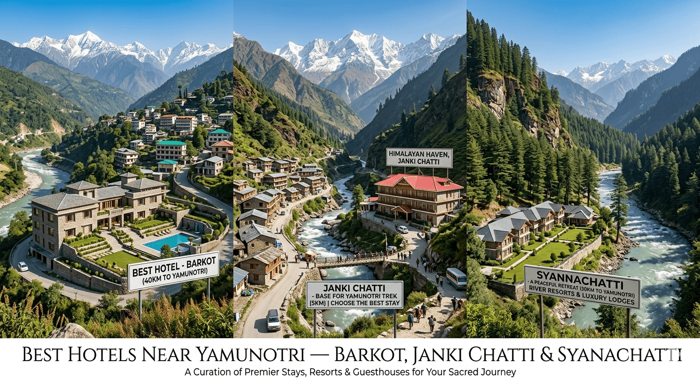 Best Hotels Near Yamunotri — Barkot, Janki Chatti & Syanachatti