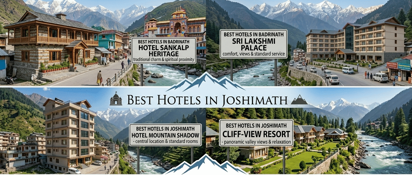 Best Hotels in Badrinath & Joshimath — Budget to Comfortable 2026