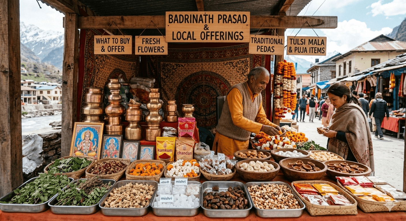 Badrinath Prasad & Local Offerings — What to Buy and Offer